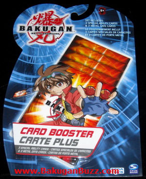 Bakugan Card Booster Pack Bakugan Cards